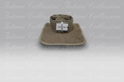 Set 4 Lavette + Basket Oplà tortora Borbonese