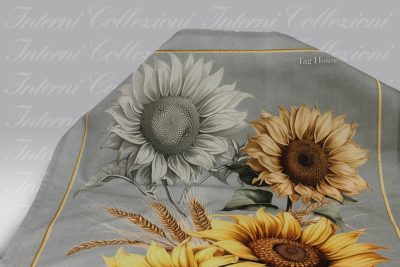 Strofinaccio Artissima Girasoli 3980 grigio Tag House