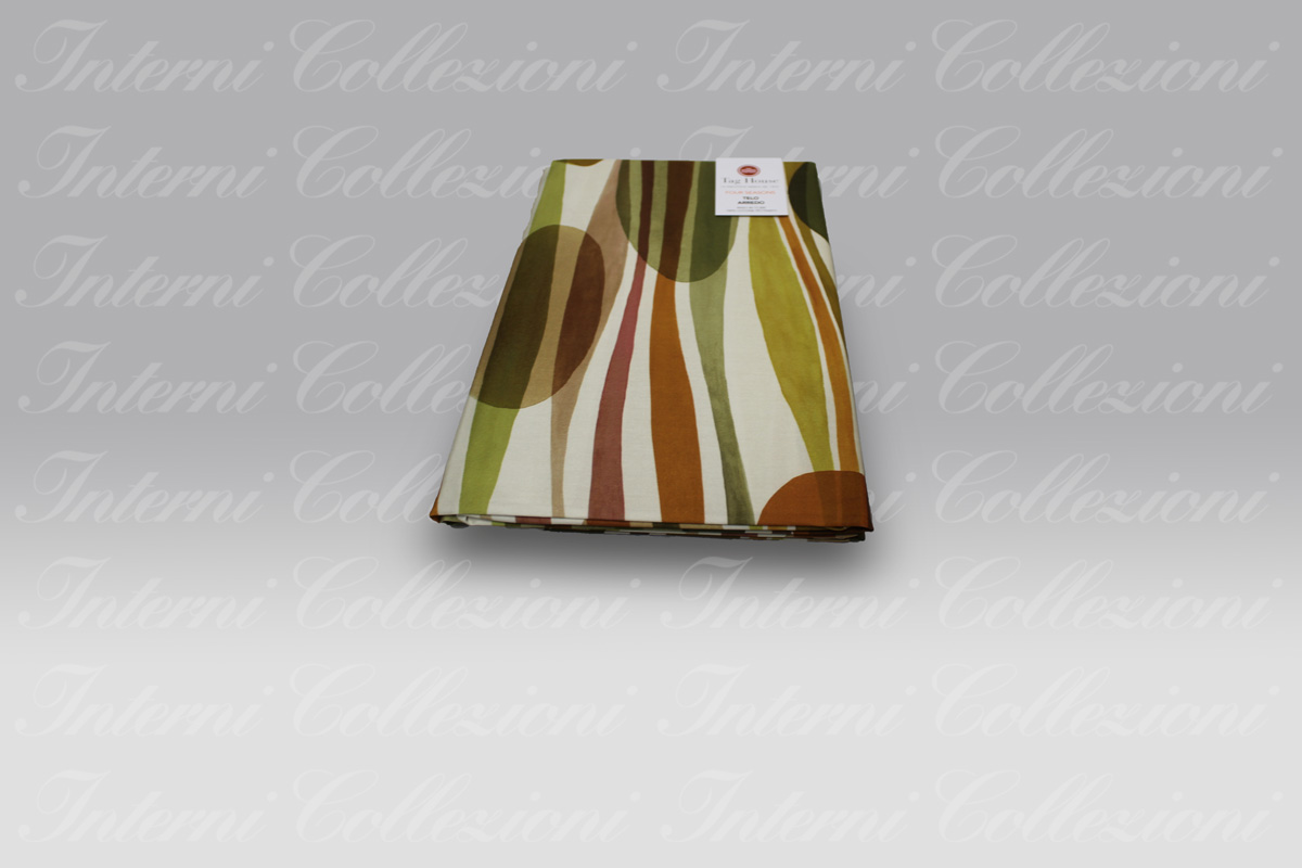 Telo Arredo Four Season Oval 8451 arancio Tag House Telo Arredo Four Season Oval 8451 arancio Tag House
