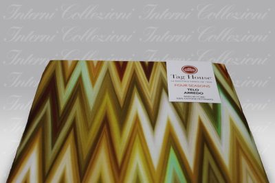 Telo Arredo Four Season Tips 8453 arancio Tag House