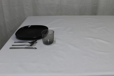 Tovaglia Raso Unito argento Bottaro