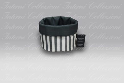 Cestino Portalavette Stripe grigio Casa Anversa