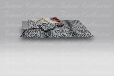Completo Lenzuola Rose Leopard pink Roberto Cavalli