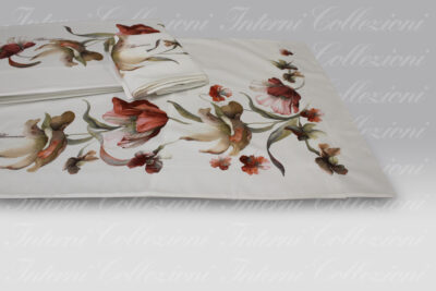 Completo Letto Fleurette corallo Blumarine