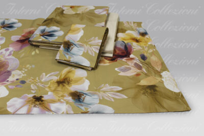 Completo Letto Yumi ocra Tessitura Randi