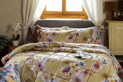 Completo Letto Yumi ocra Tessitura Randi