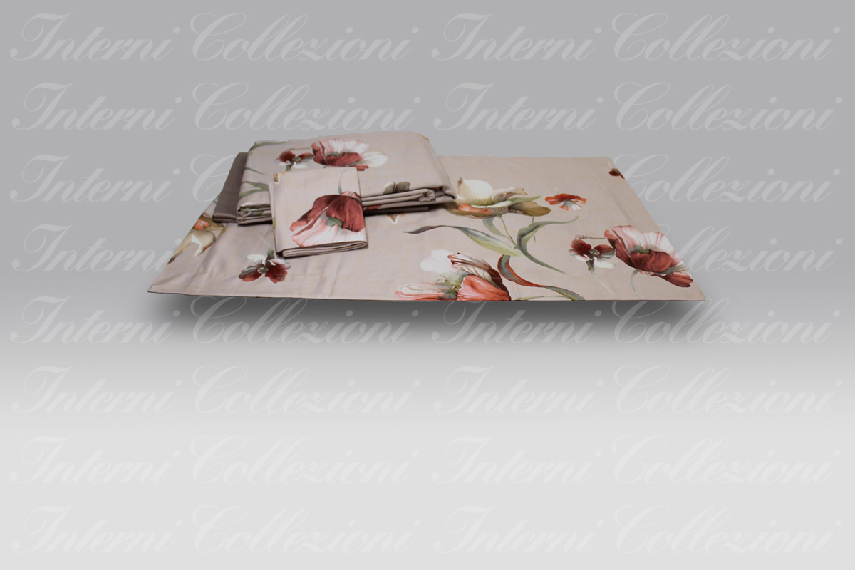 Completo Sacco Fleurette corallo Blumarine (1) Completo Sacco Fleurette corallo Blumarine