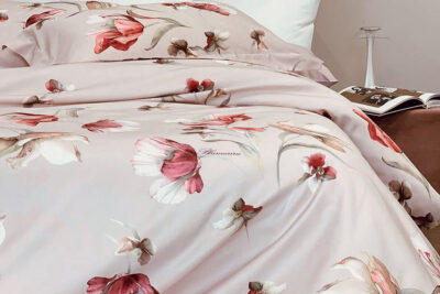 Completo Sacco Fleurette corallo Blumarine