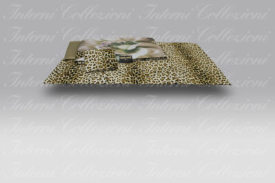 Completo Sacco Rose Leopard gold Roberto Cavalli