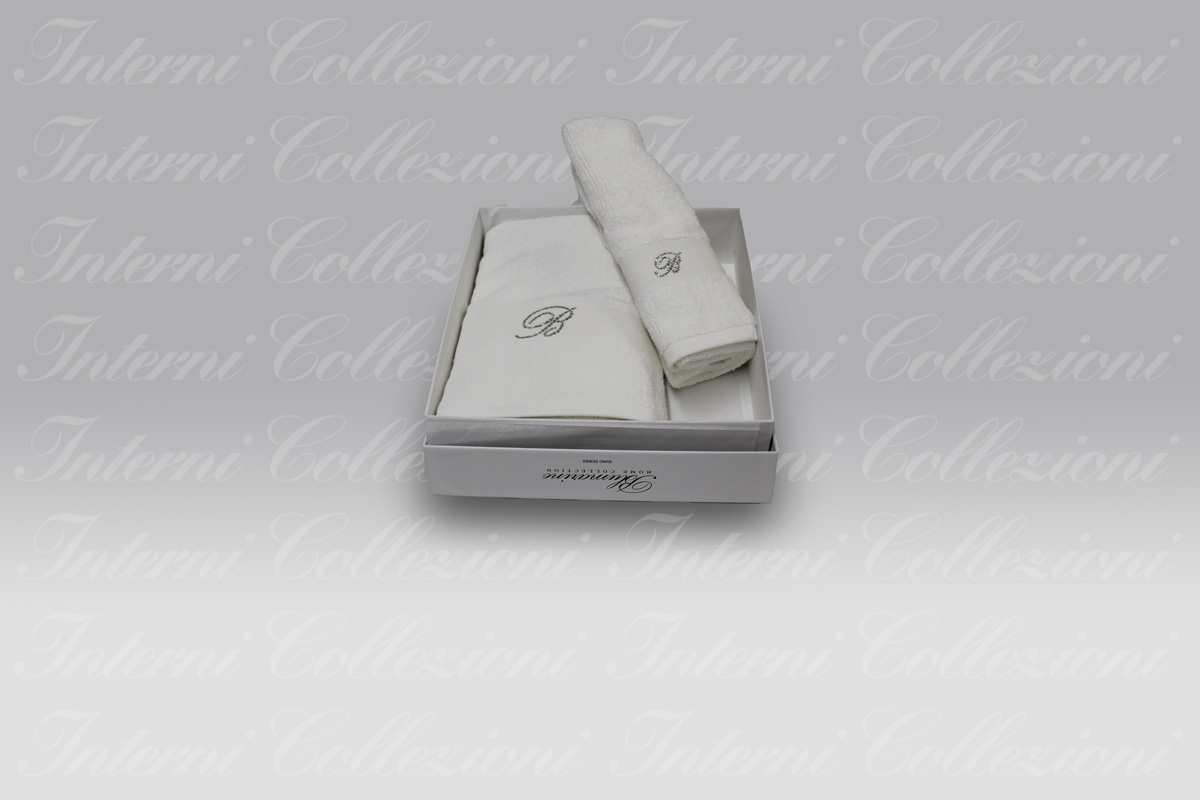 Coppia Spugna Risveglio bianco Blumarine (2) Coppia Spugna Risveglio bianco Blumarine
