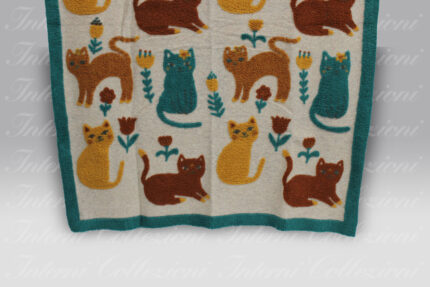 Plaid Boiled Wool Miao Beauty panna Frati Home