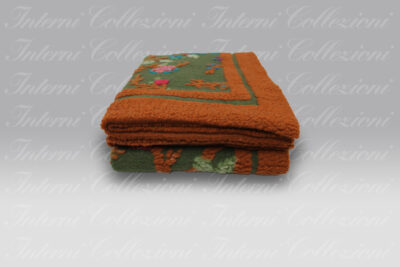 Plaid Boiled Wool Paradisiaco verde Frati Home