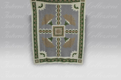 Plaid Boiled Wool Trionfale green Frati Home