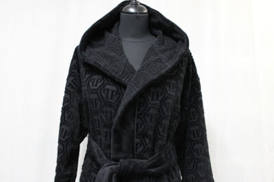 Accappatoio Hexagon black Philipp Plein