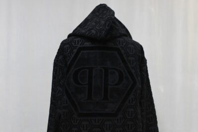 Accappatoio Hexagon black Philipp Plein