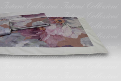 Completo Lenzuola Hibiscus glicine Blumarine