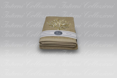 Coppia Spugna Coralli Lurex beige Dea