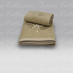 Coppia Spugna Coralli Lurex beige Dea