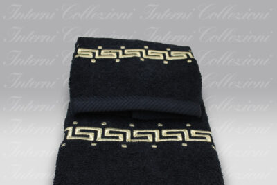 Coppia Spugna Etruria nero-oro Dea