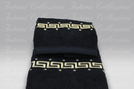 Coppia Spugna Etruria nero-oro Dea