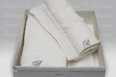 Coppia Spugna Samira bianco Blumarine
