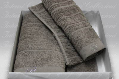 Coppia Spugna Samira nocciola Blumarine