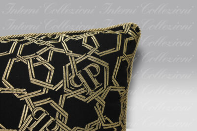 Cuscino Chains black-gold Philipp Plein