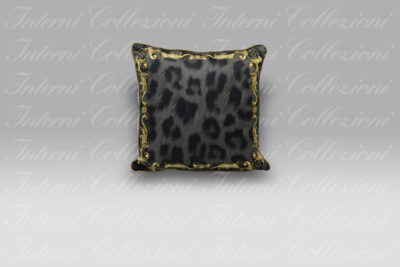 Cuscino Leopard Chain black Philipp Plein