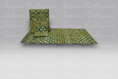 Parure Sacco Quadrillè 8459 verde Tag House