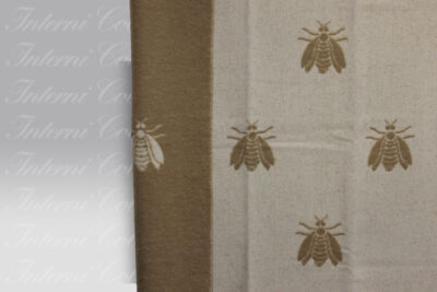 Plaid Doria avorio-cammello Mastro Raphael