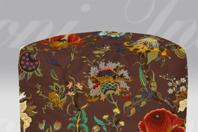 Pouf rotondo Tabriz oro Casa Anversa