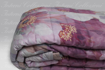 Quilt Hibiscus glicine Blumarine