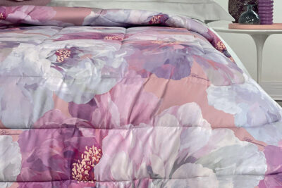 Quilt Hibiscus glicine Blumarine