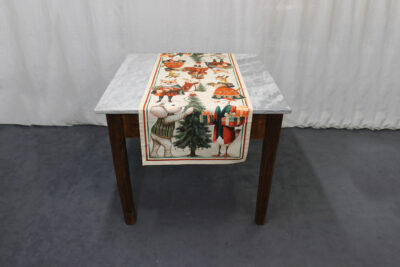 Runner Artissima 4009 Happy Christmas Tag House