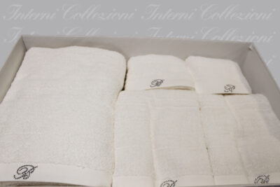 Set Spugna 5 Pezzi Samira bianco Blumarine