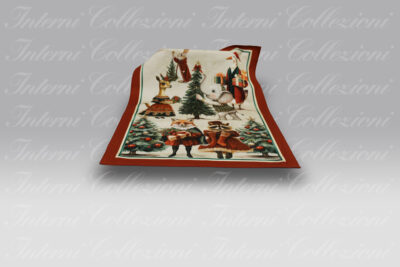 Strofinaccio Artissima 4009 Happy Christmas rosso Tag House