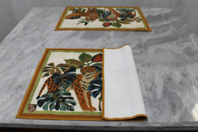 Tovagliette MYMAT Leolaf Tessitura Toscana Telerie