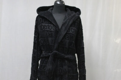 Accappatoio Written black Roberto Cavalli