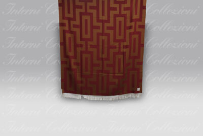 Plaid Morello bordeaux-terra Cecchi&Cecchi Agolab