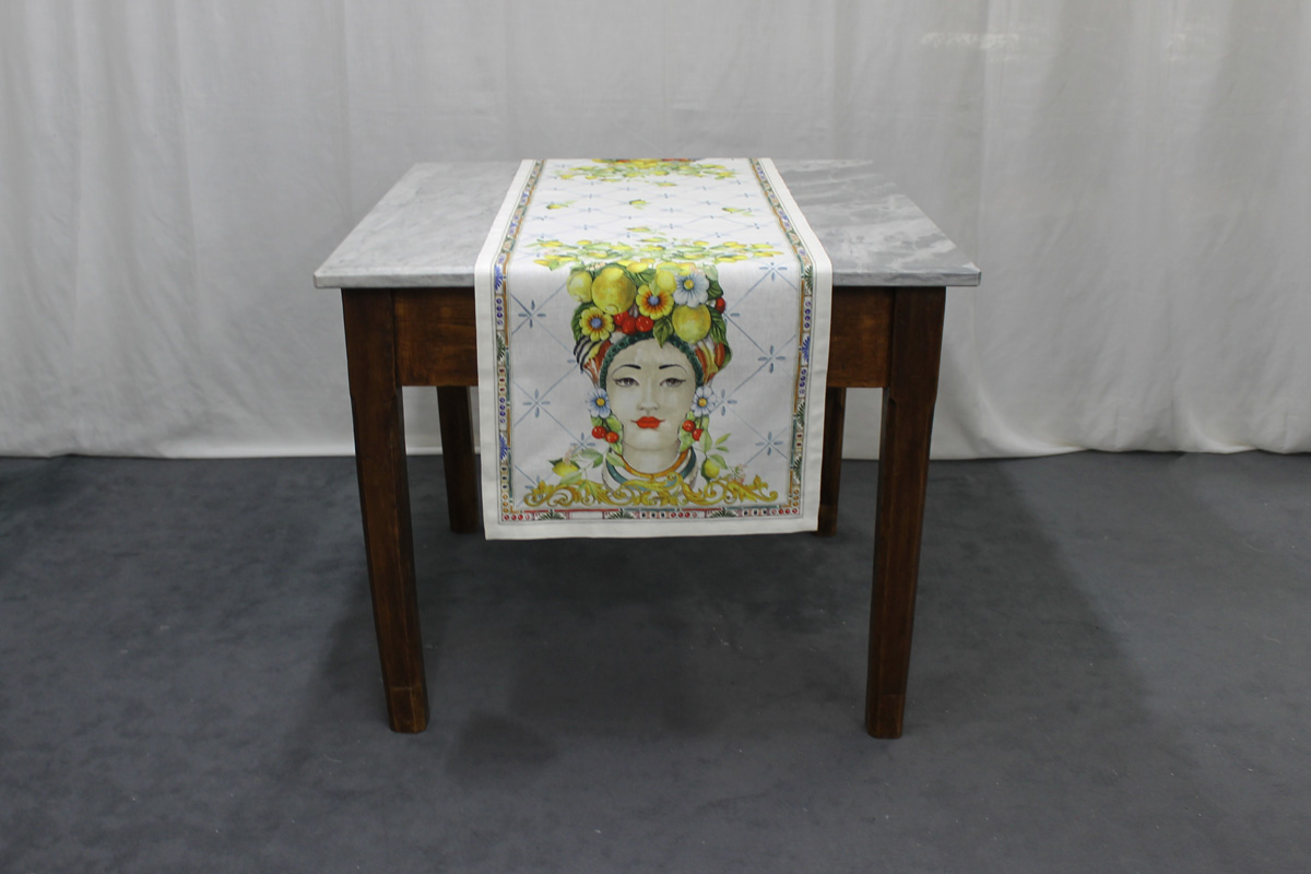 Runner Zagara Tessitura Toscana Telerie (1) Runner Zagara Tessitura Toscana Telerie