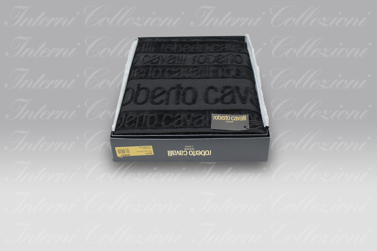 Telo Written black Roberto Cavalli (1) Telo Written black Roberto Cavalli