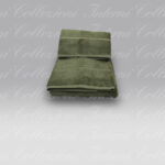 Coppia Asciugamani B&B verde oliva Mastro Raphael