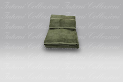 Coppia Asciugamani B&B verde oliva Mastro Raphael