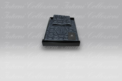 Coppia Asciugamani Hexagon grey Philipp Plein