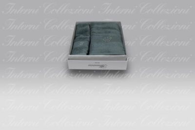 Coppia Asciugamani Risveglio pavone Blumarine