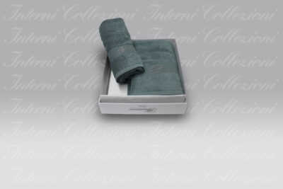 Coppia Asciugamani Risveglio pavone Blumarine