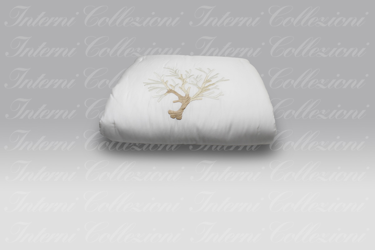 Quilt Corallomania Satin bianco ricamo beige-terra Mastro Raphael (1) Quilt Corallomania Satin bianco ricamo beige-terra Mastro Raphael