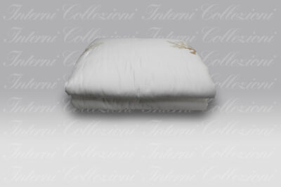 Quilt Corallomania Satin bianco ricamo beige-terra Mastro Raphael