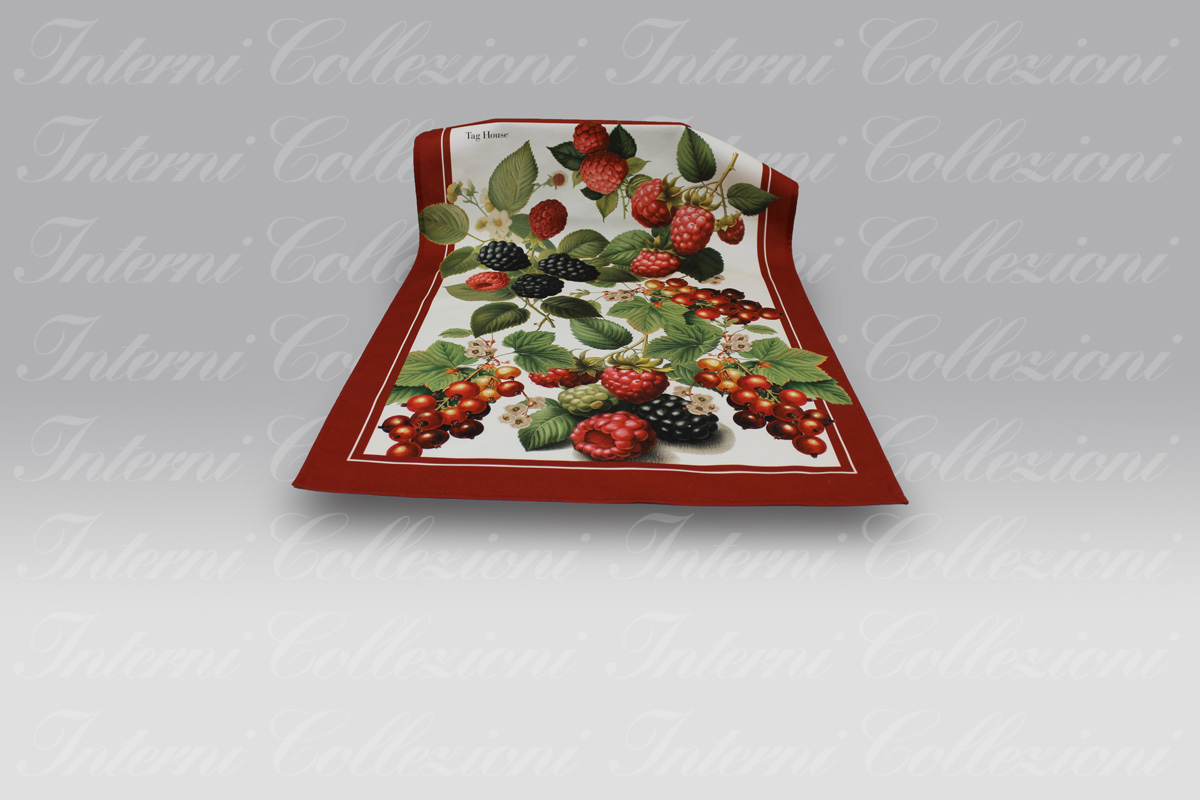 Strofinaccio Artissima Lamponi 4019 rosso Tag House