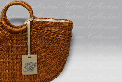 Borsa Paglia Baia delle Sirene astice Blumarine